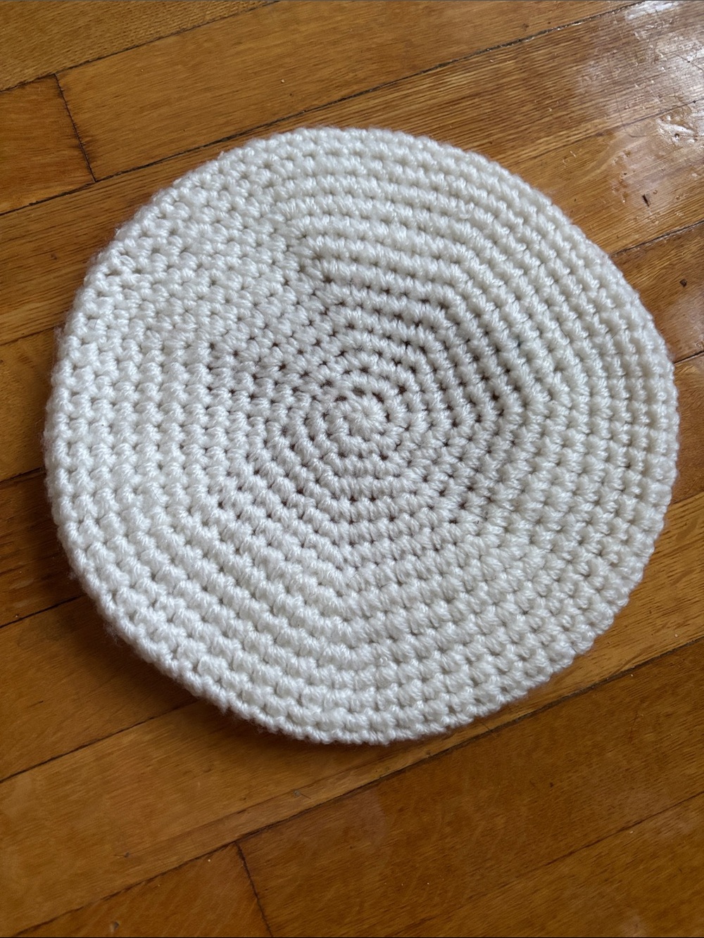 Crochet Barrette white